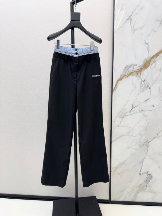 25ss embroider pants