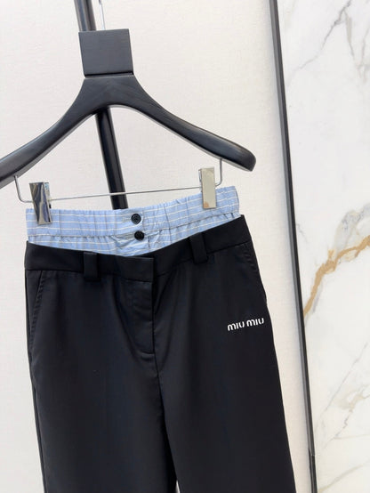 25ss embroider pants