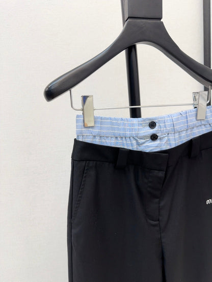 25ss embroider pants