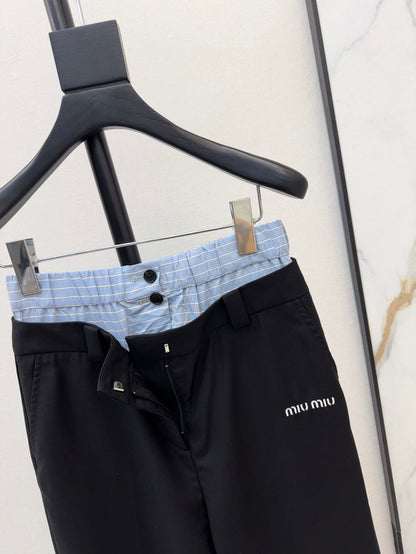 25ss embroider pants