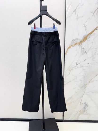 25ss embroider pants