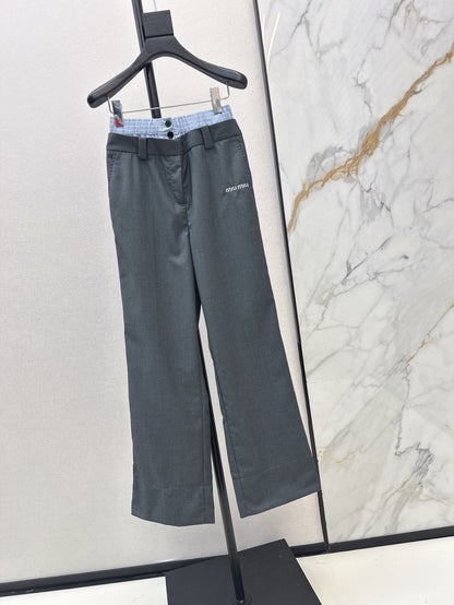 25ss embroider pants