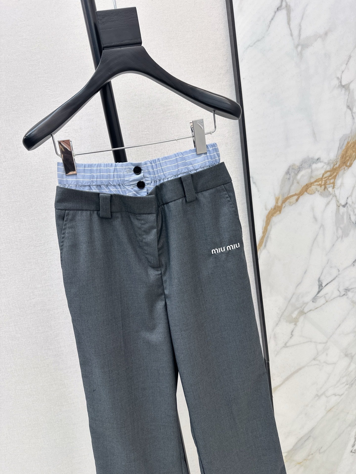 25ss embroider pants