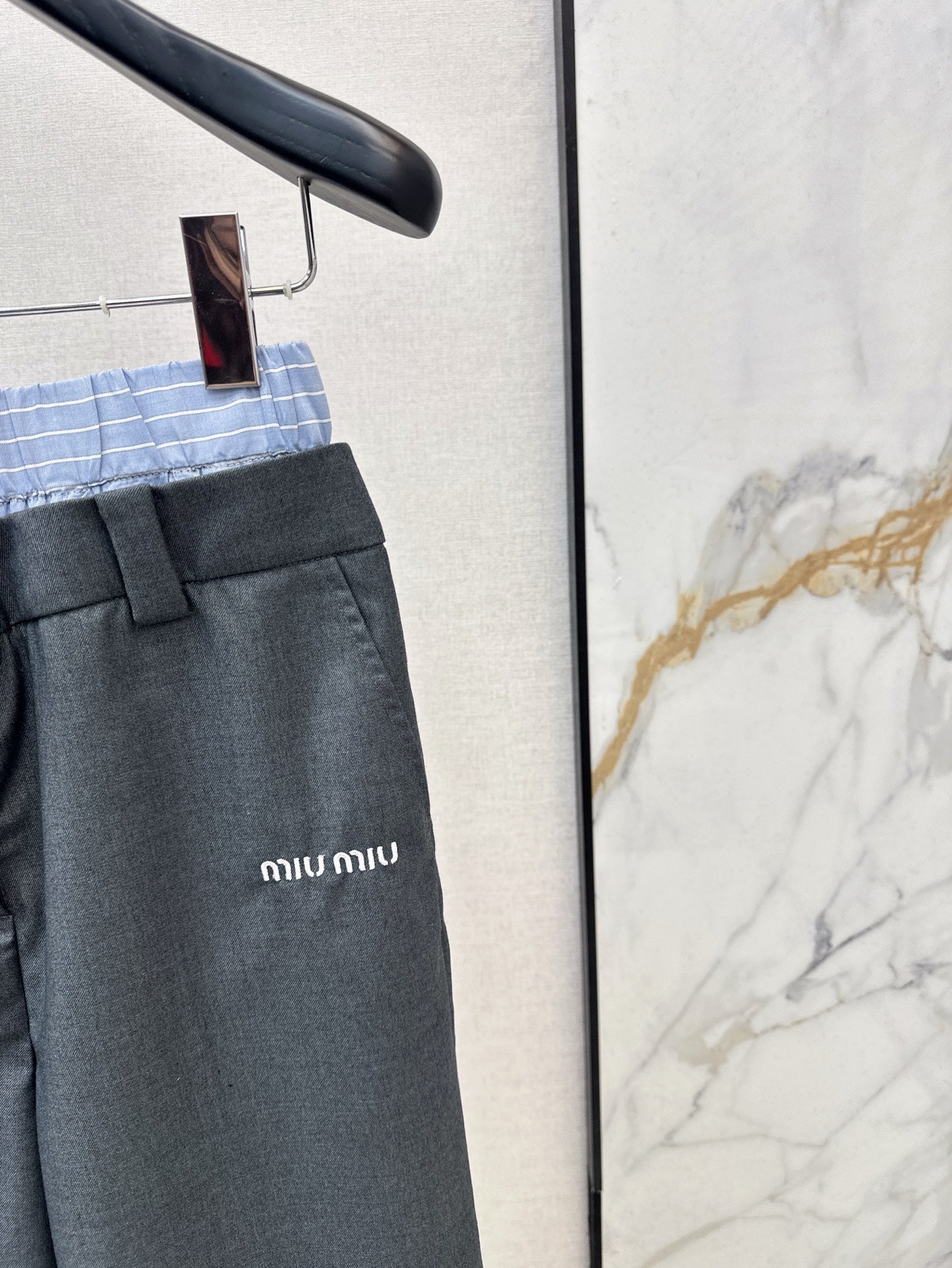 25ss embroider pants