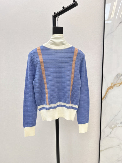 25ss jacquard knit sweater