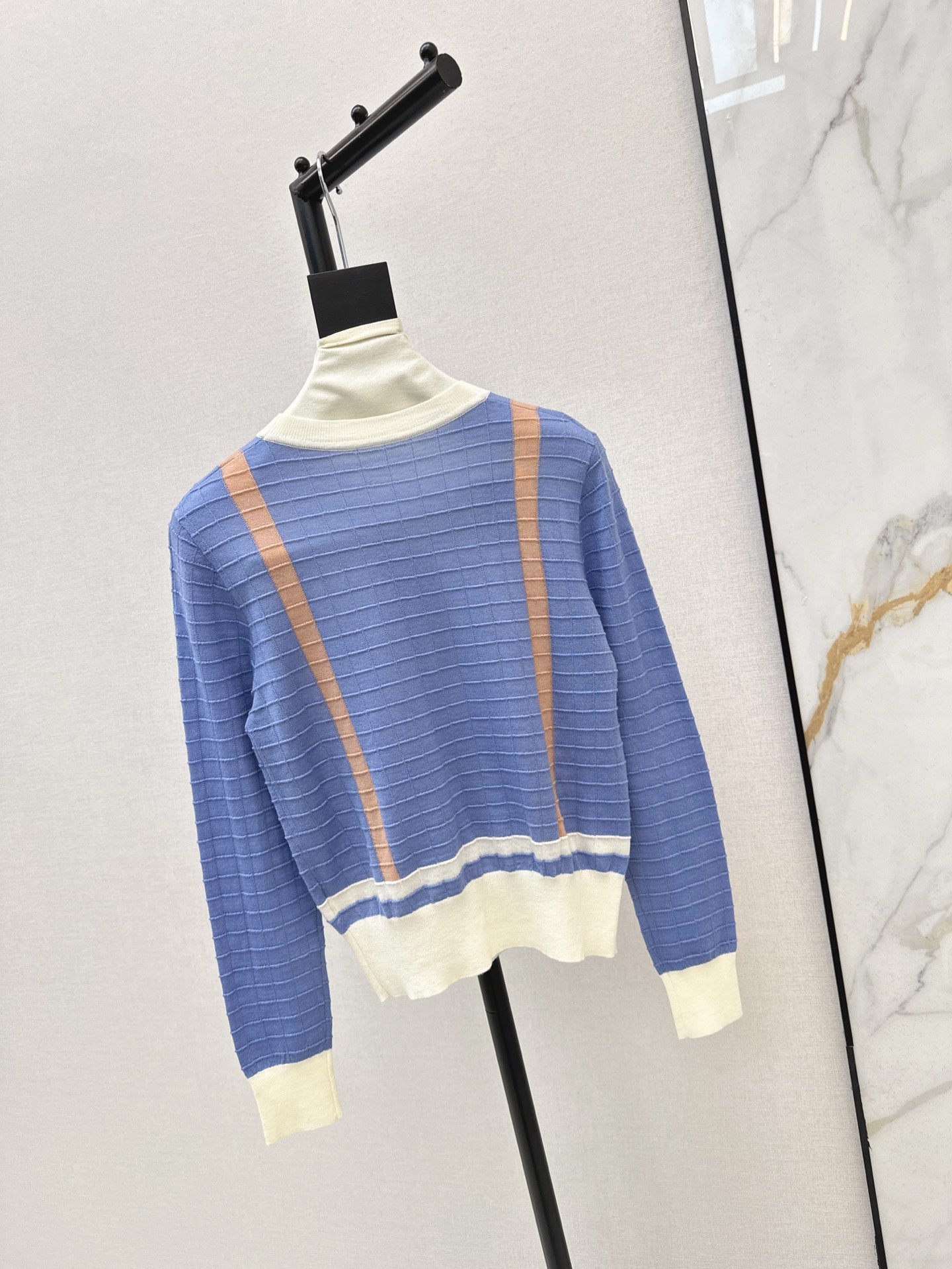 25ss jacquard knit sweater