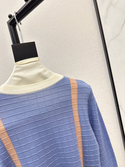 25ss jacquard knit sweater