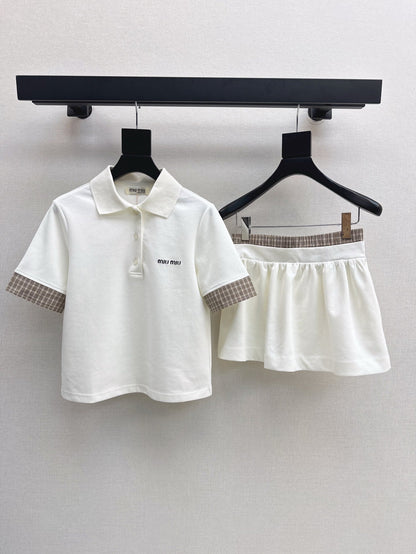 25ss polo skirt set