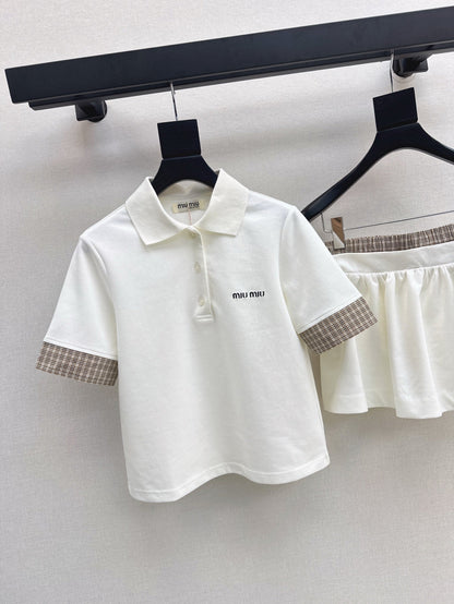 25ss polo skirt set