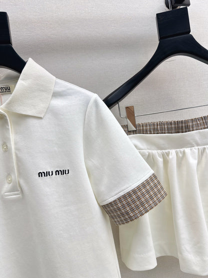 25ss polo skirt set
