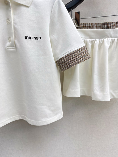 25ss polo skirt set