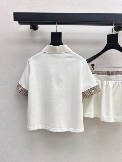 25ss polo skirt set