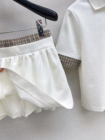 25ss polo skirt set
