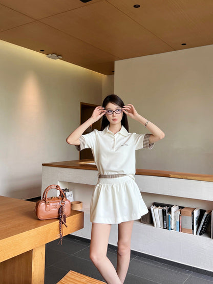 25ss polo skirt set