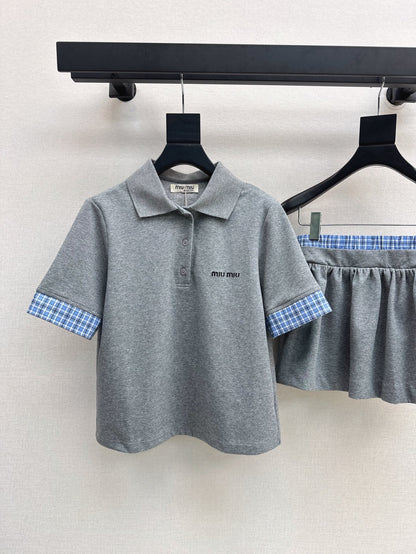25ss polo skirt set