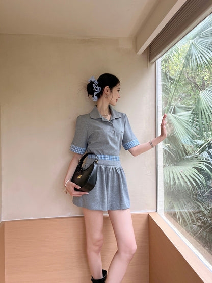 25ss polo skirt set