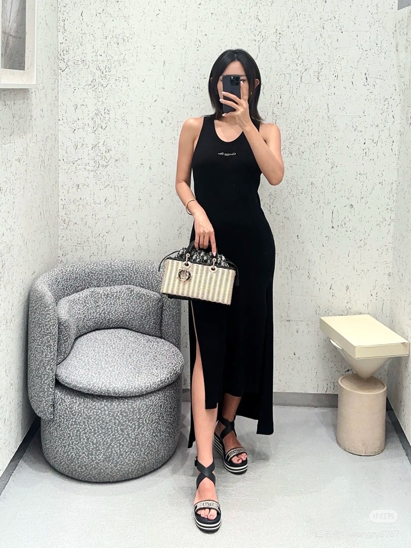 25ss knit slip dress