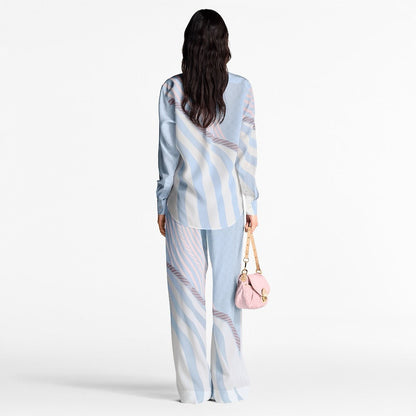 25ss silk shirt pants set