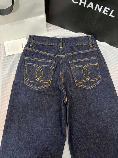 25ss embroidered jeans