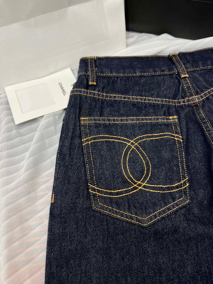 25ss embroidered jeans