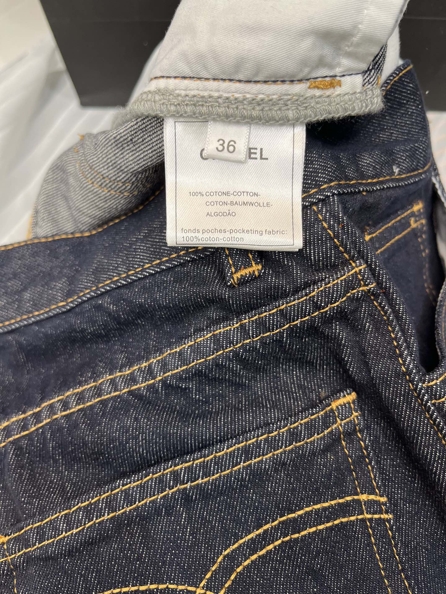 25ss embroidered jeans