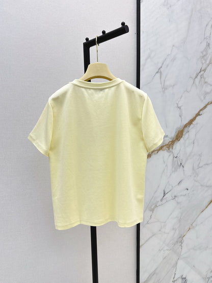 25ss rhinestone t-shirt