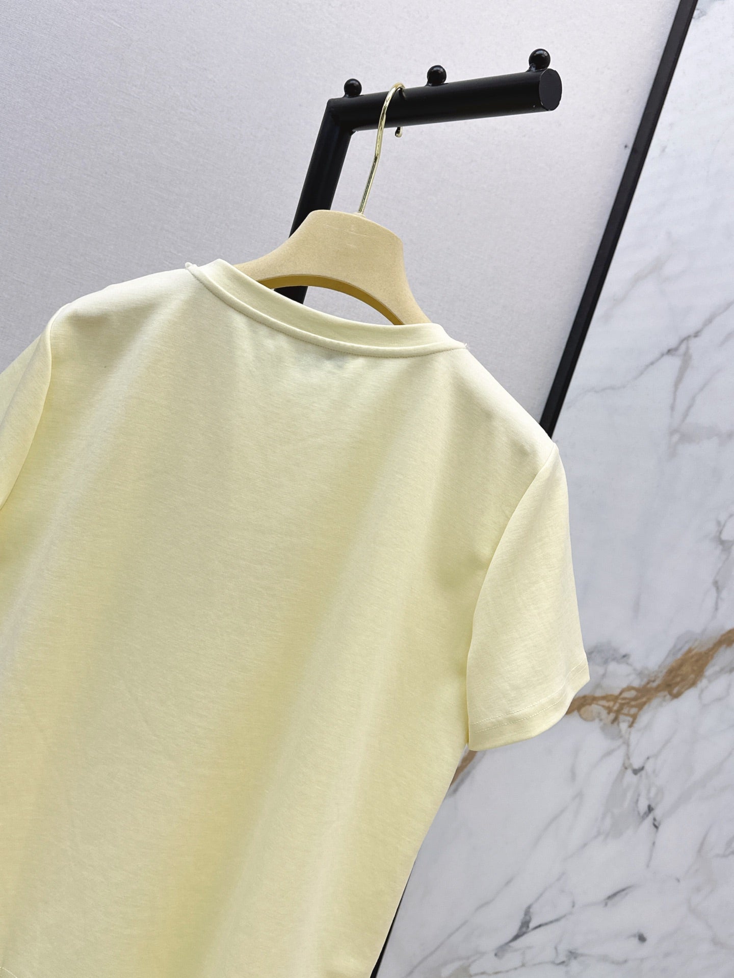 25ss rhinestone t-shirt