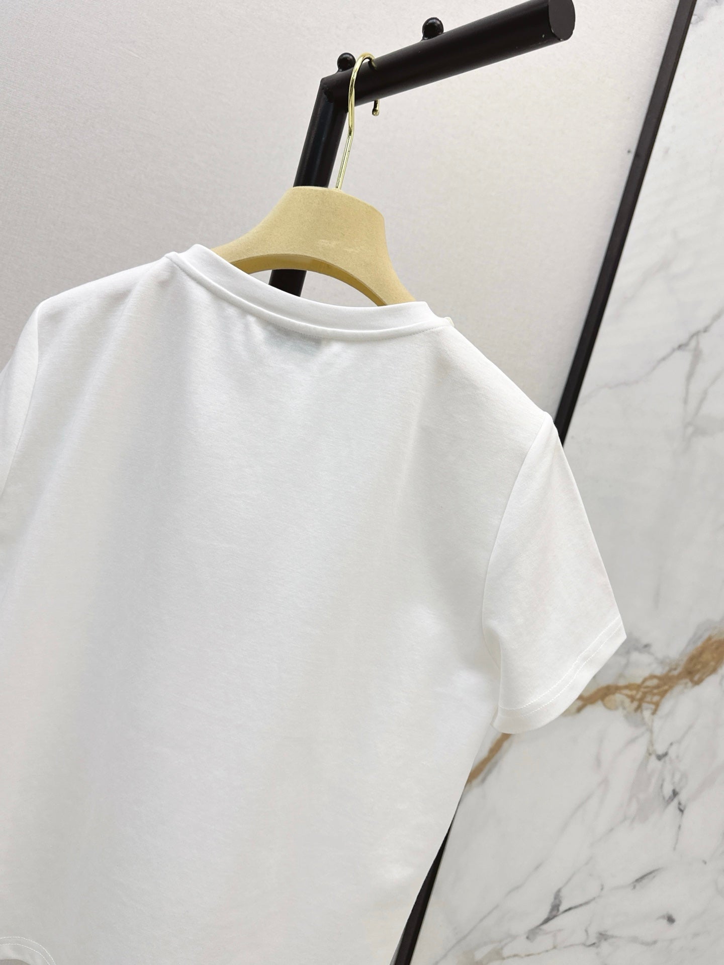 25ss rhinestone t-shirt