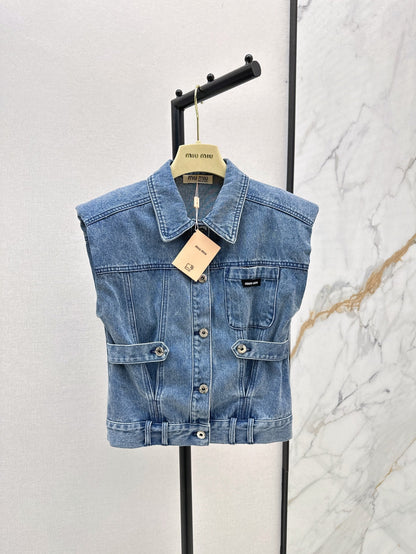 25ss denim vest