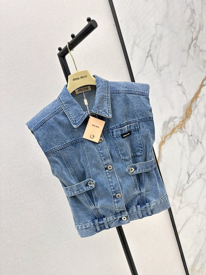 25ss denim vest