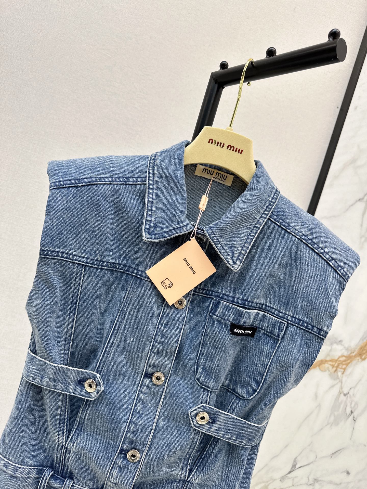 25ss denim vest