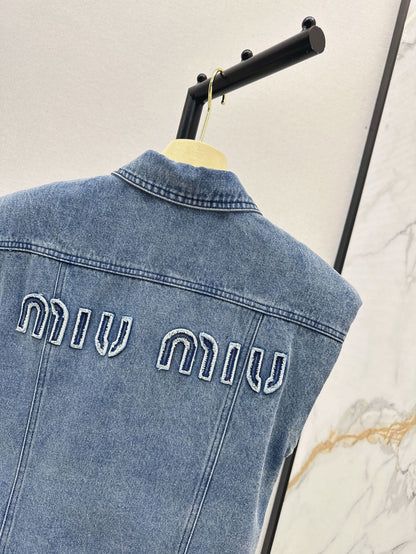 25ss denim vest