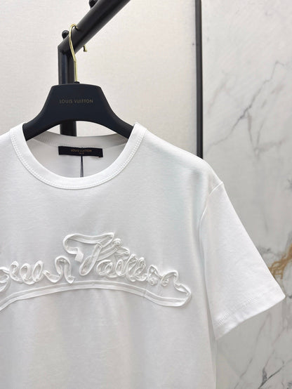 25ss embossed t-shirt
