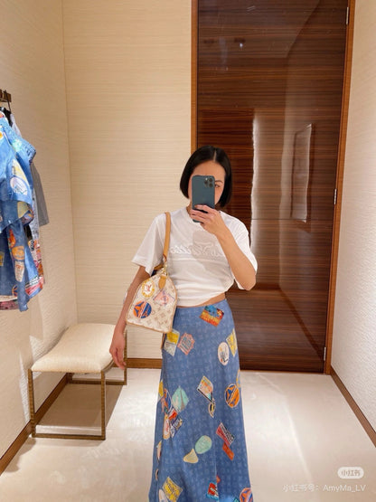 25ss embossed t-shirt