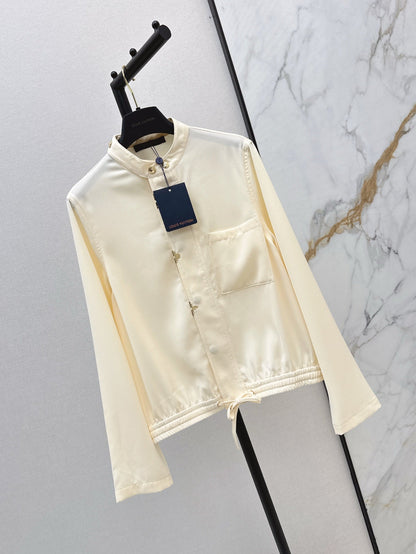 25ss drawstring shirt