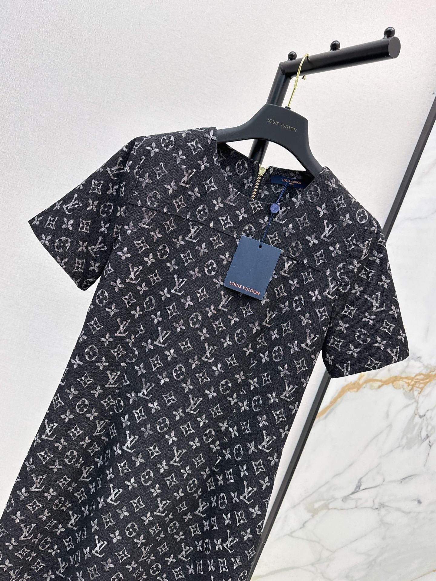 25ss monogram denim dress