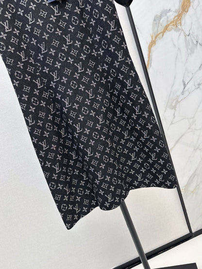 25ss monogram denim dress