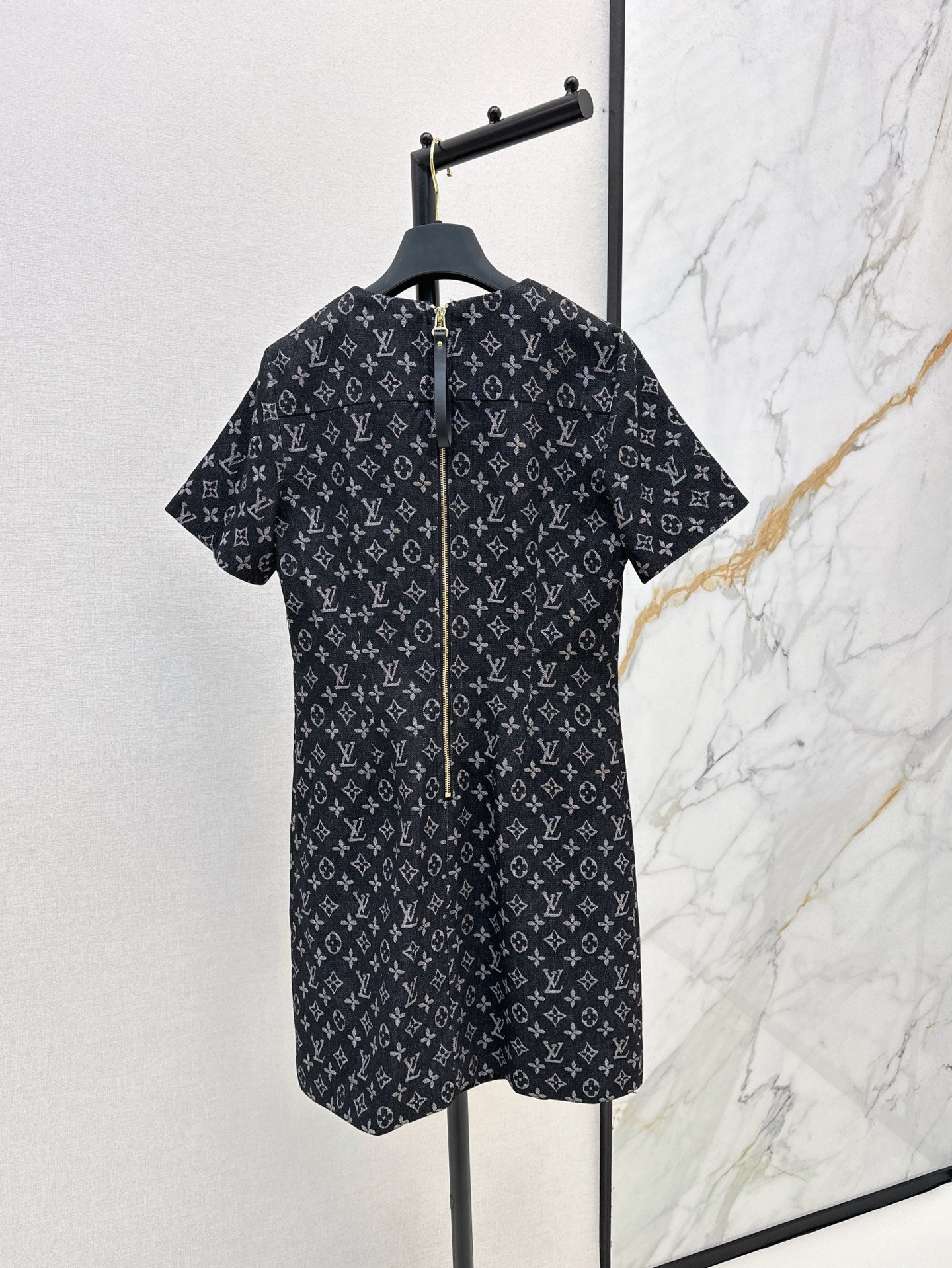 25ss monogram denim dress