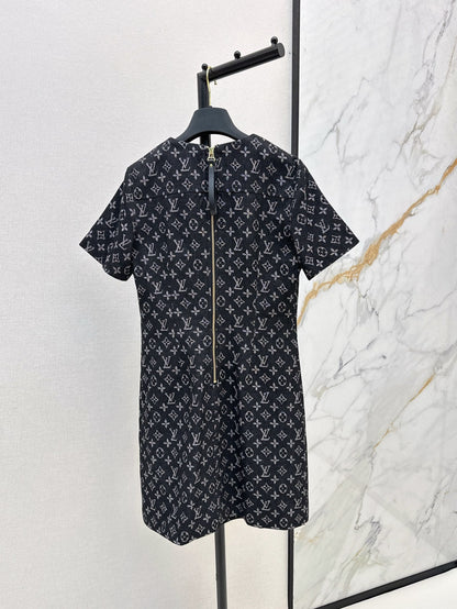 25ss monogram denim dress