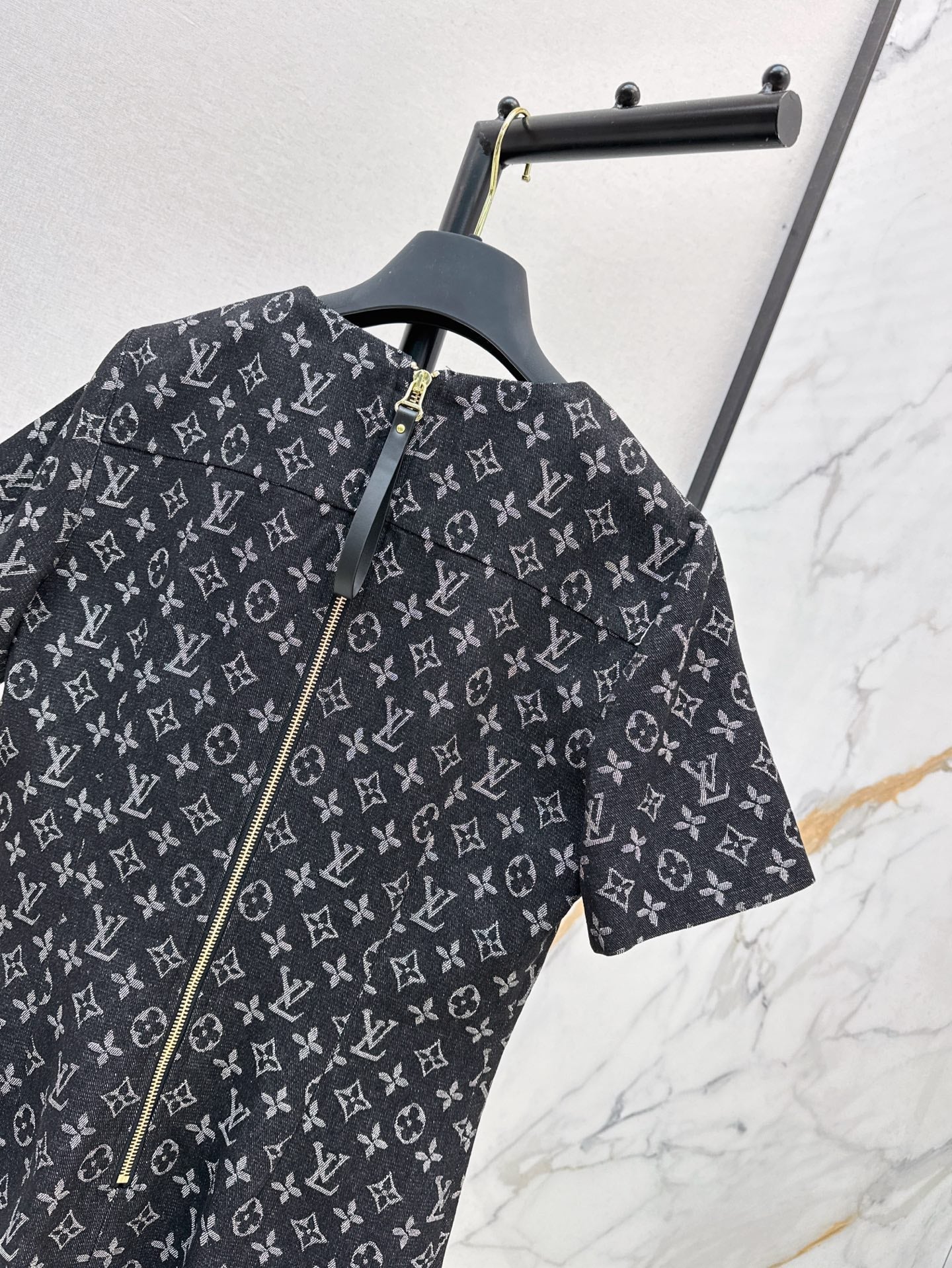 25ss monogram denim dress