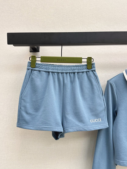 25ss crop polo short set