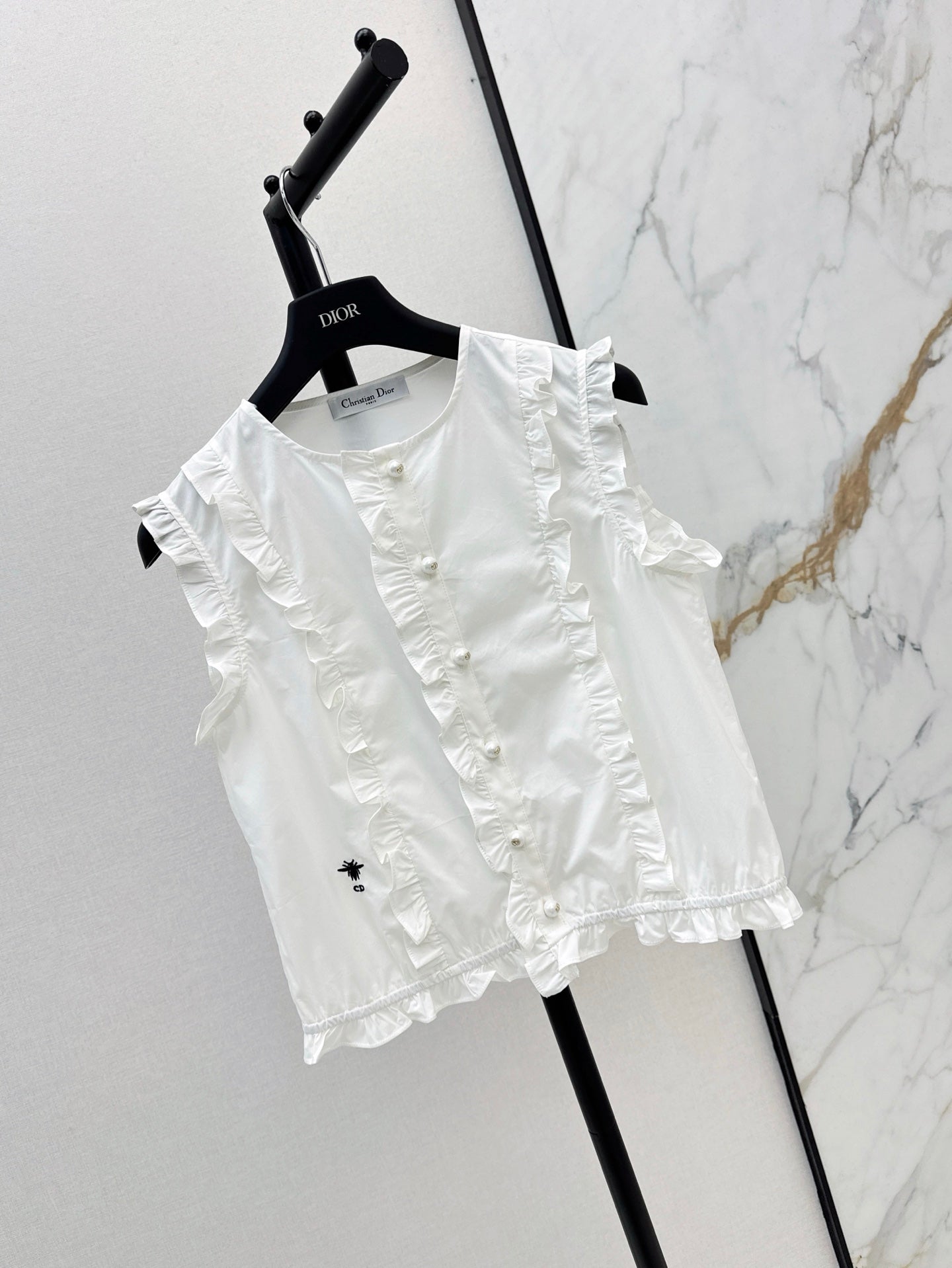 25ss ruffle vest