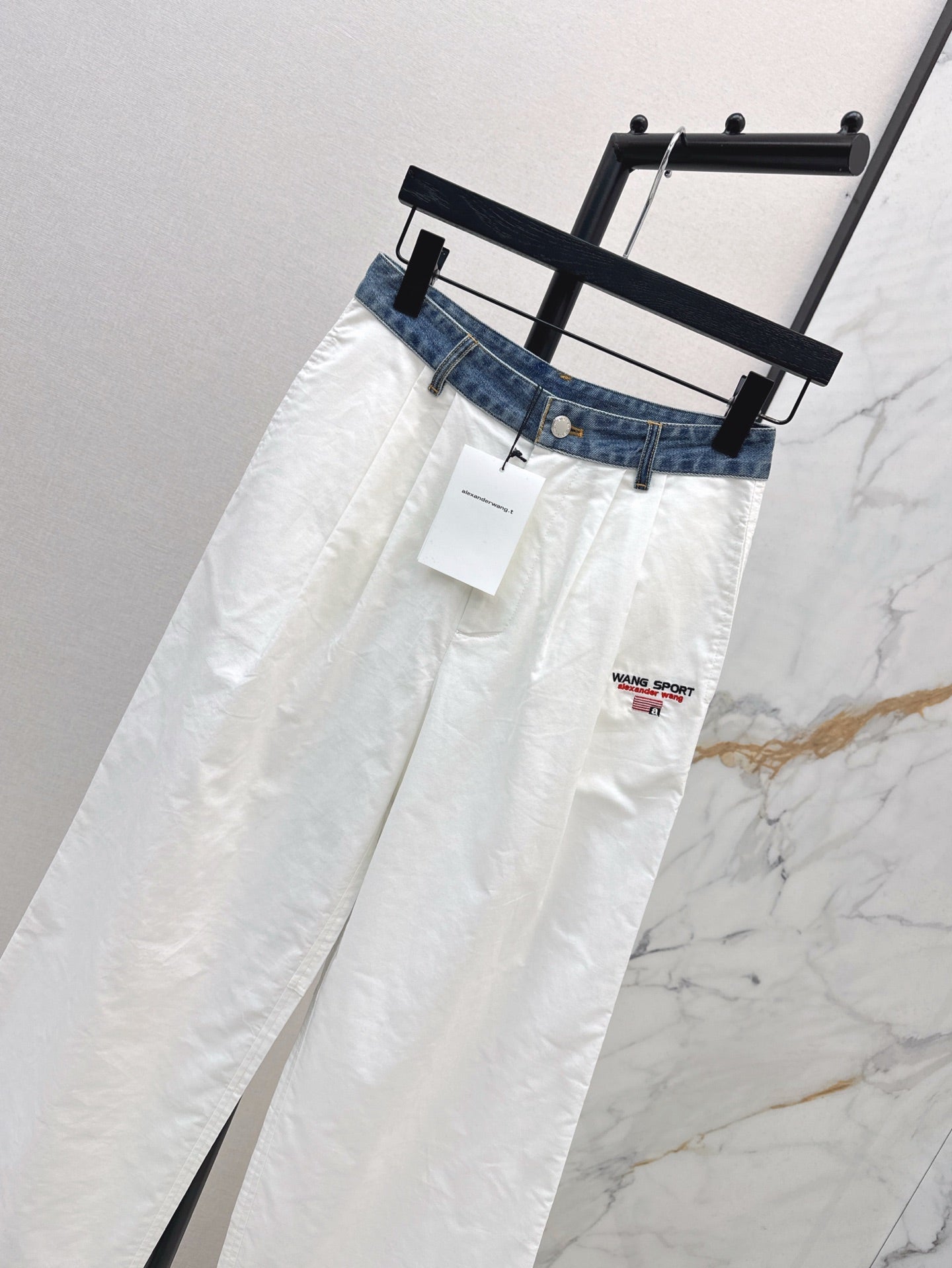 25ss embroidered pants