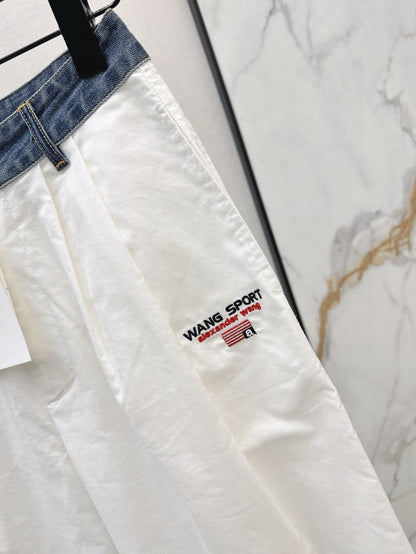 25ss embroidered pants