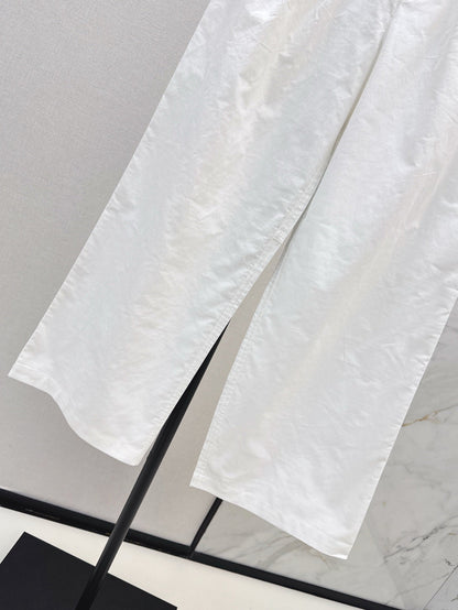 25ss embroidered pants