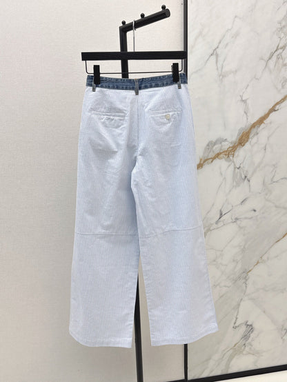 25ss embroidered pants