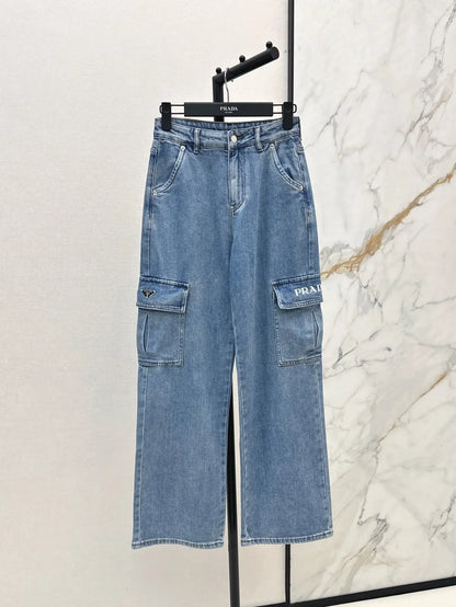 Street Style Utility Jeans
