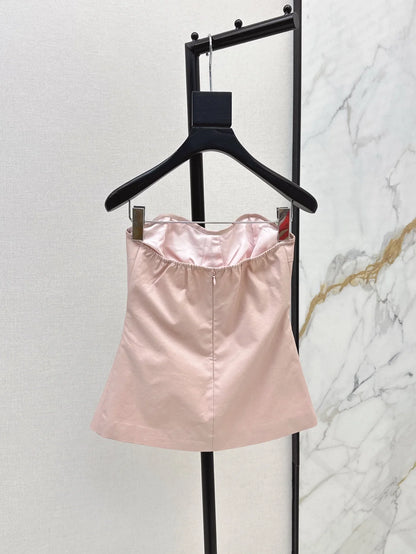 Elegant Slim Waist Tube Tops