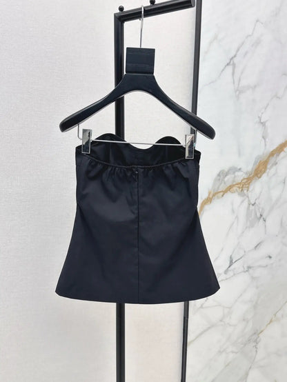 Elegant Slim Waist Tube Tops