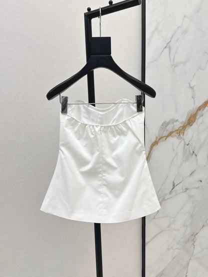 Elegant Slim Waist Tube Tops